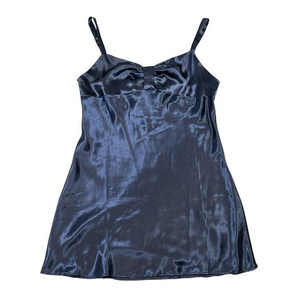 Victoria’s Secret Angels Slip Nightie Nightgown Black Bow Sleepwear Size Small - Picture 1 of 7